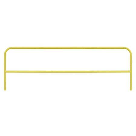 Frontline Guardrail Section for Concrete or Steel Substrates, Yellow, 10 ft GUS10YLW-EA